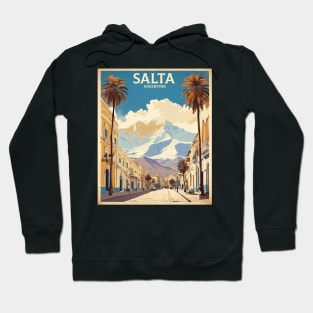 Salta Argentina Vintage Tourism Poster Hoodie